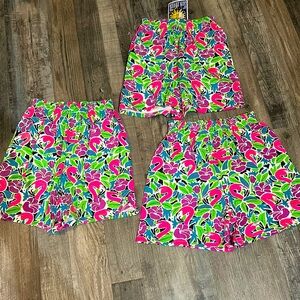 Sun Lover floral shorts for kids